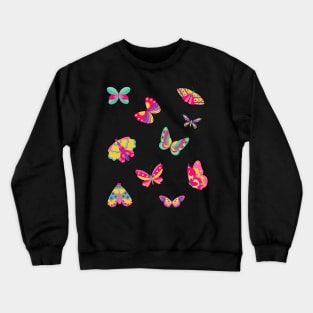 butterfly pattern Crewneck Sweatshirt